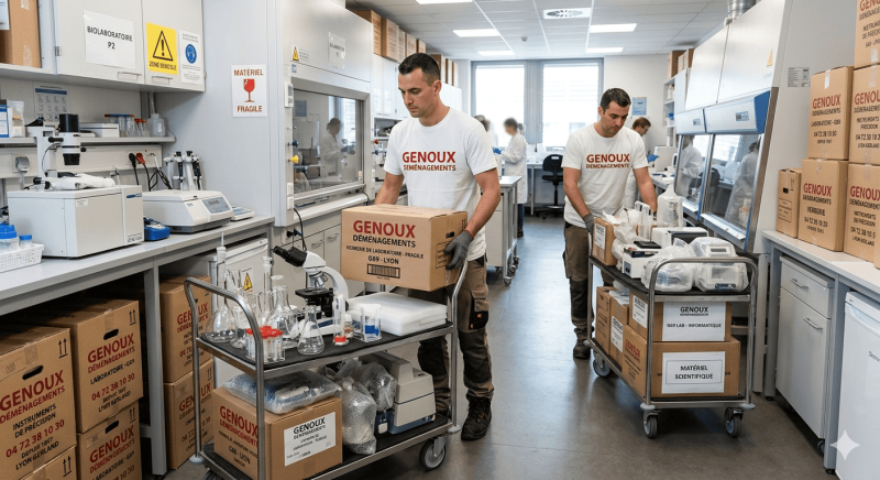 Déménagement Lyon Gerland Biopôle 69 avec un déménageur professionnel