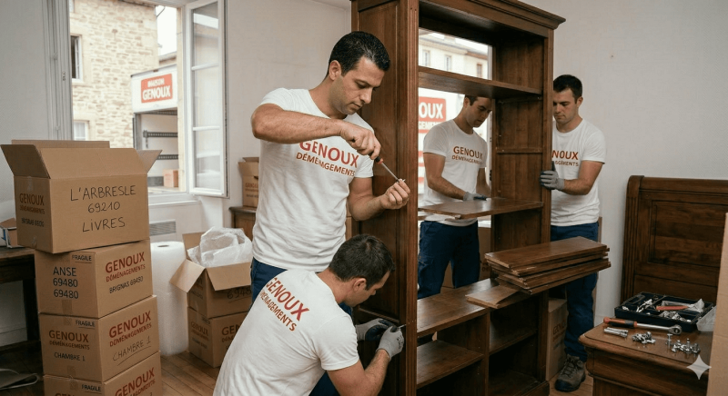 Entreprise déménagement Irigny 69540 avec un déménageur professionnel qui propose un déménagement clé en main