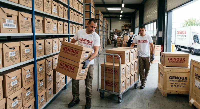 Déménagement d'Entreprise Lyon Sud ZA de Brignais 69