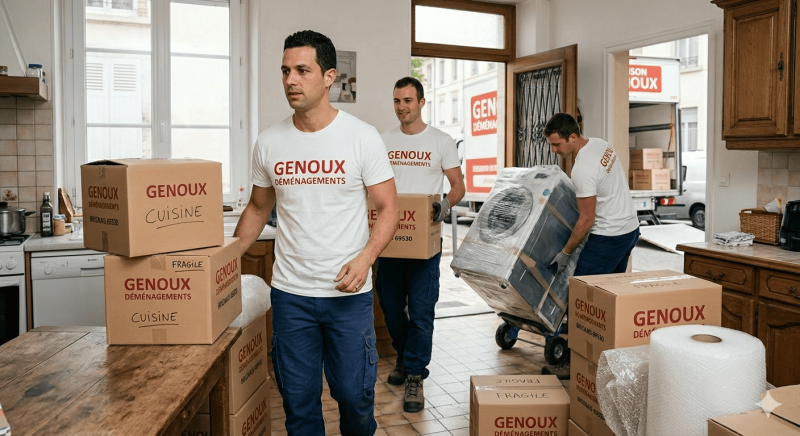 Déménageur professionnel à Brignais 69530 pour le déménagement d'un logement de grande superficie avec garage