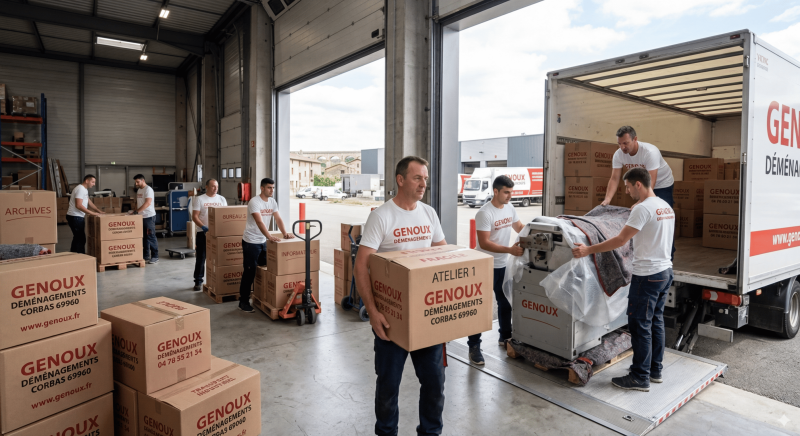 Déménagement d'entreprise à Lyon et ZI Meyzieu-Jonage 69