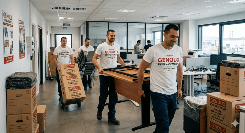 Déménagement d'Entreprise ZI de Solaize (69)