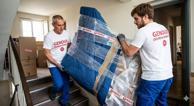 Entreprise déménagement à Villefranche-sur-Saône 69400 avec des déménageurs professionnels spécialisés manutention d'objets lourds, fragiles et volumineux