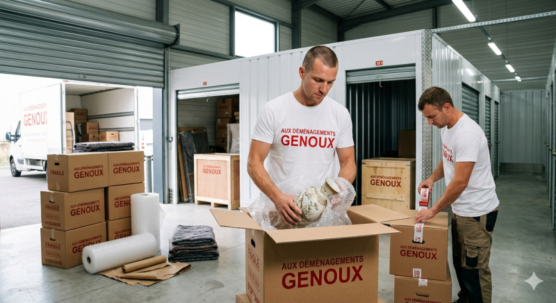 déménagement en groupage vers l’Asie avec garde-meubles à Lyon