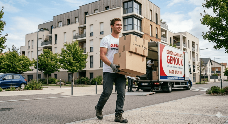 Entreprise déménagement à Trévoux 01600 pour déménagement d'un appartement T3 