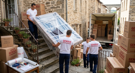 Notre zone d'activité pour ce service Vente de matériel de déménagement complet avec packs de cartons papier bulle rouleaux adhésifs et housses de protection pour électroménager à