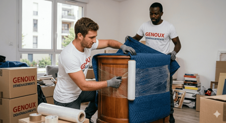 Notre zone d'activité pour ce service Vente de fournitures de déménagement pour particuliers avec livraison rapide cartons scotch papier bulle adaptés à tout type de mobilier à