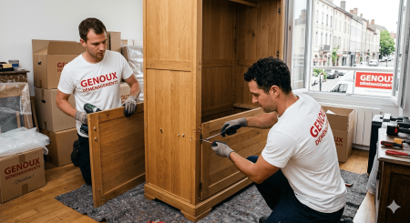 Notre zone d'activité pour ce service Location de camion avec chauffeur pour mutation de collaborateur à Saint-Quentin-Fallavier près de Saint-Bonnet-de-Mure avec protection du mobilier administratif et cartons adaptés aux documents sensibles